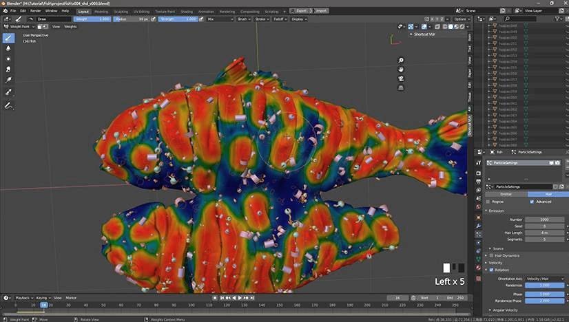 Blender真香 烤鱼全流程案例教学视频课程插图