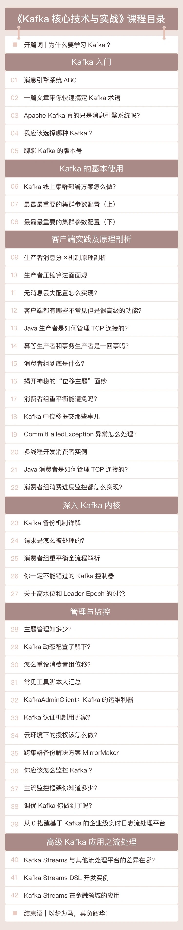 极客时间·胡夕《Kafka核心技术与实战》全面提升你的 Kafka 实战能力插图