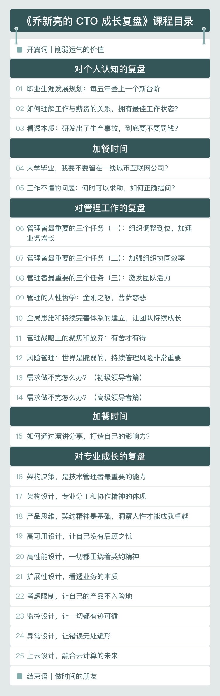极客时间·乔新亮《乔新亮的CTO成长复盘》千万年薪 CTO 是如何炼成的插图