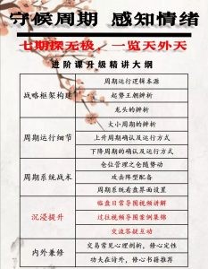 2022年周期女王女王交易系统课第七期（已完结）插图1