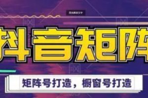 高鹏圈·抖音带货矩阵项目