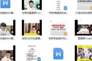 智多星老师营销策略知识付费十四节直播绝密课程边旅游边赚钱