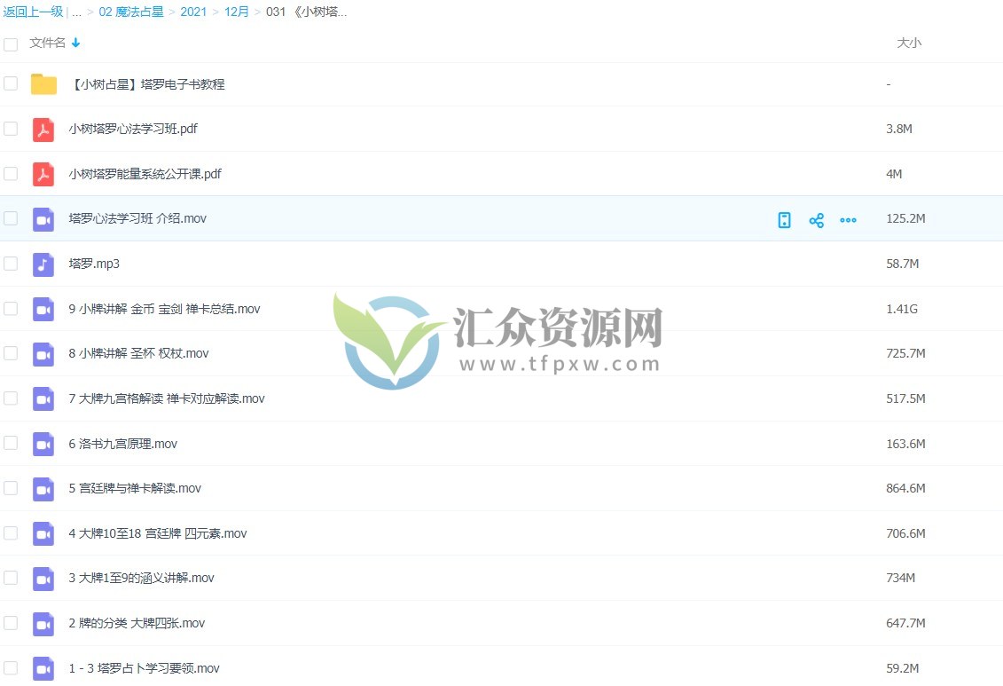 《小树塔罗牌》牌意讲解+塔罗电子书教程+塔罗心法学习班+塔罗能量系统公开课插图5