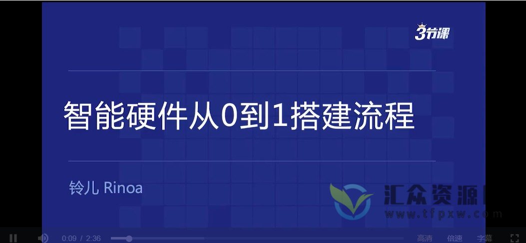 【三节课】智能硬件从0到1搭建流程插图