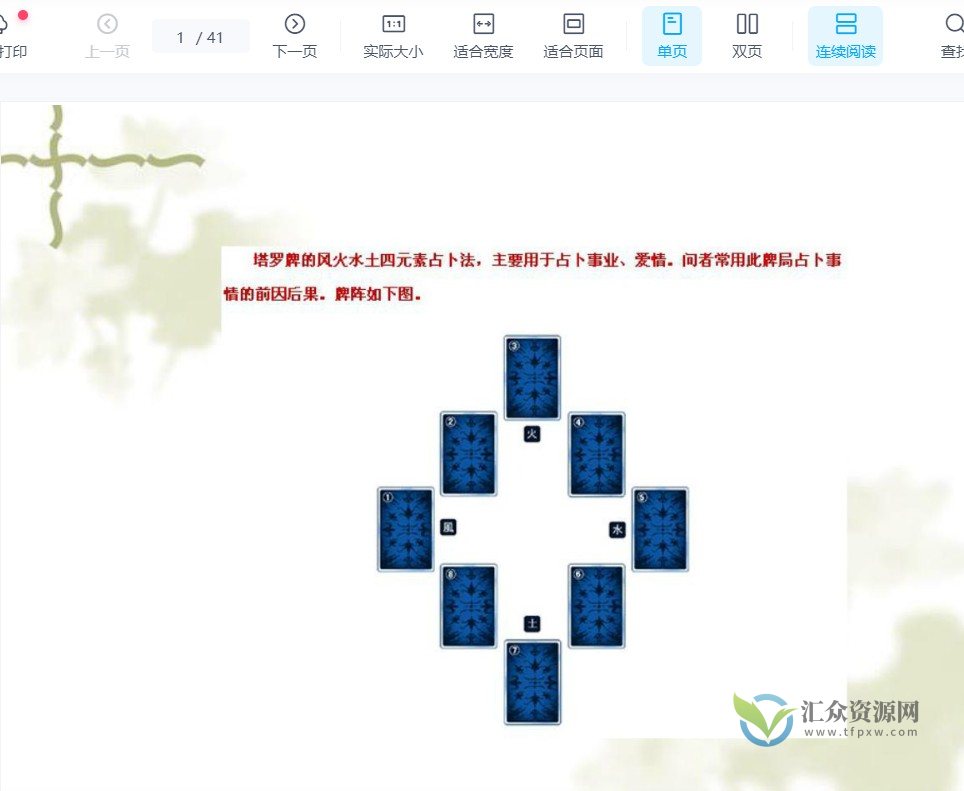 《塔罗牌阵整理》电子版PDF插图