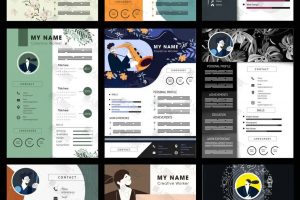 超全简历模板百度云下载（送简历指导课程+实用小图标）