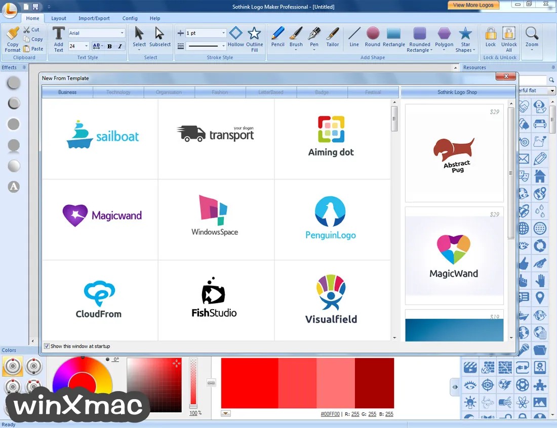 LOGO制作软件-Sothink Logo Maker Professional v4.4硕思Logo设计师百度云下载插图