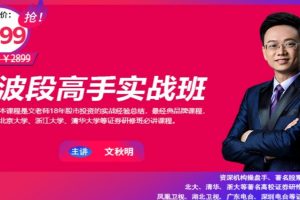 秋明说股 波浪理论速成班 视频27集
