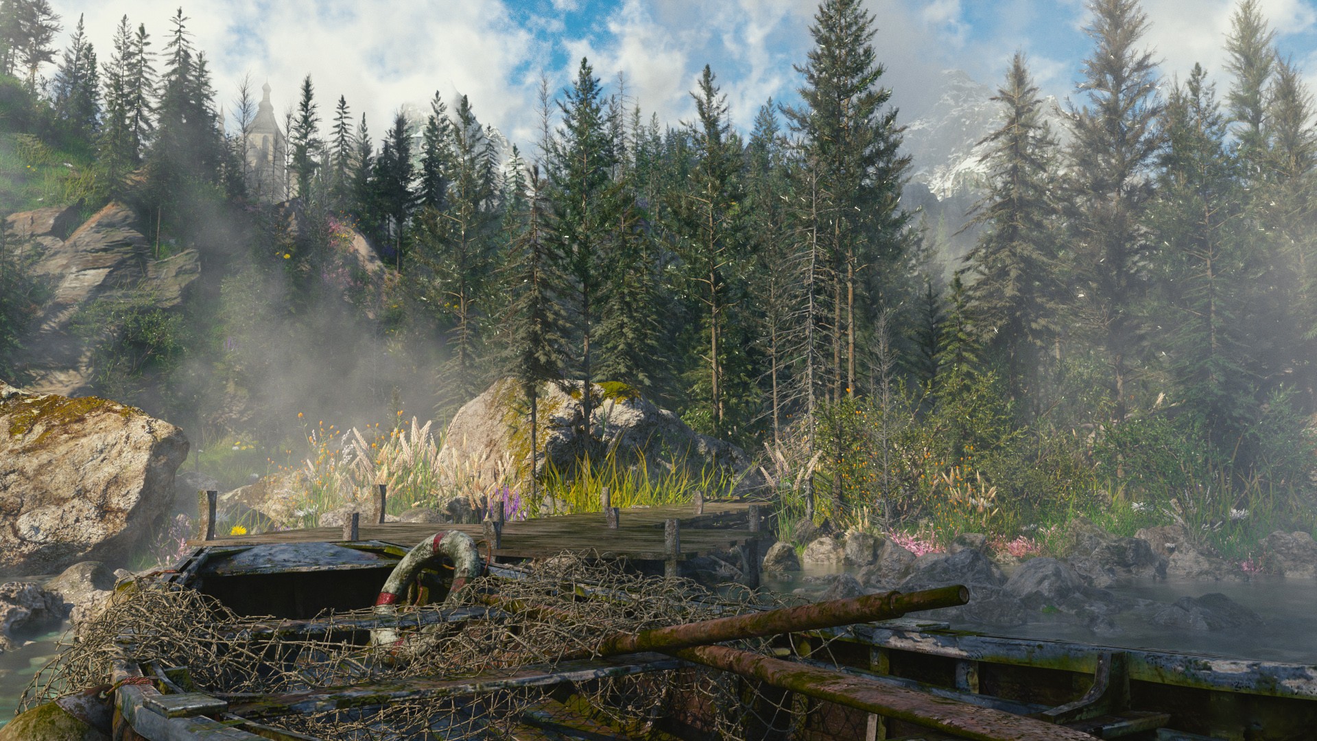 青之巅【宋蚊子】雪山松林V2版本插图