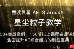 罡渡晨星AE综合教学-Stardust星尘粒子教程