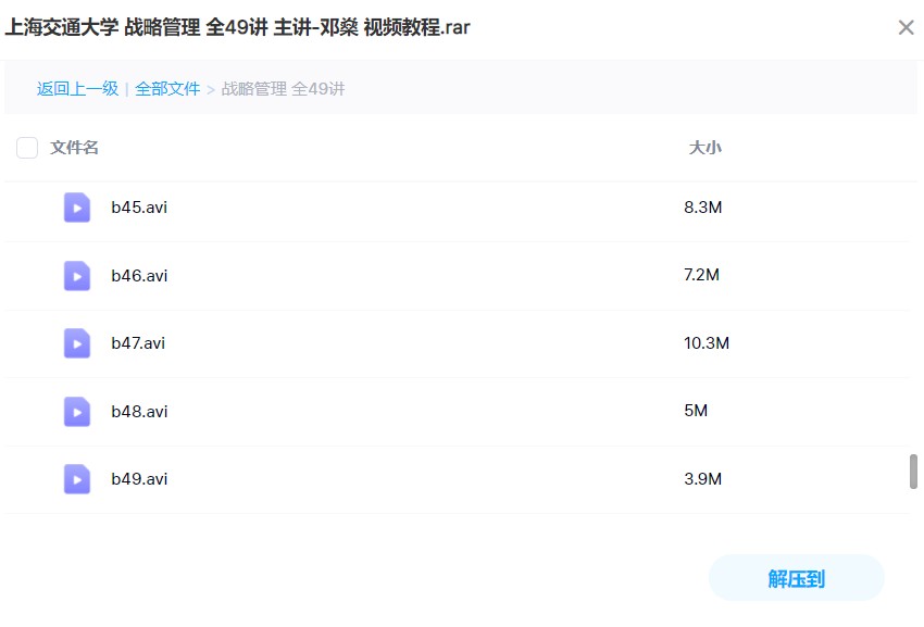 【上海交通大学】战略管理视频课程49讲（邓燊主讲）插图