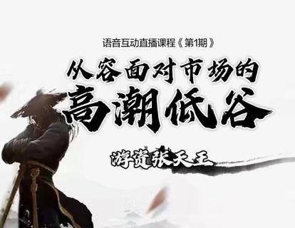 游资张天王直播视频课程（第一、二、三、五期）插图