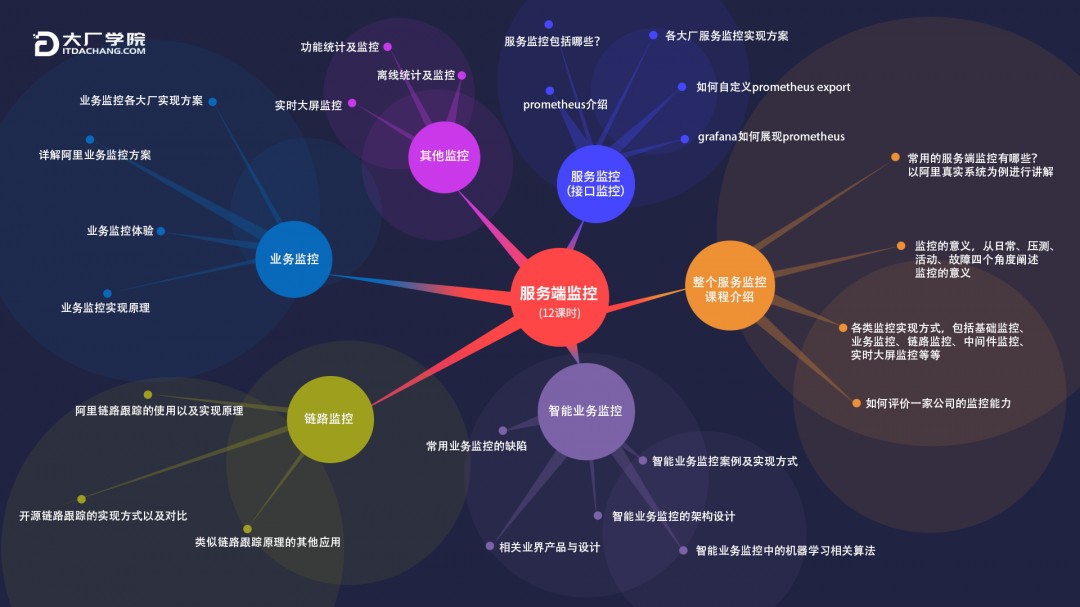 【大厂学苑】服务端监控专题课程（视频+资料+代码）插图