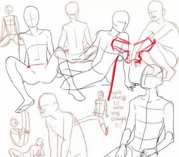 轻微课【小粉菇】人体骨骼肌肉理解篇之动漫人物绘画基础课程插图