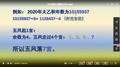 廖华辉《太乙神数速成班》视频62集 百度网盘下载插图