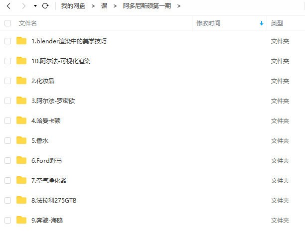 阿多尼斯硕blender第一期课程【画质高清有素材】插图1