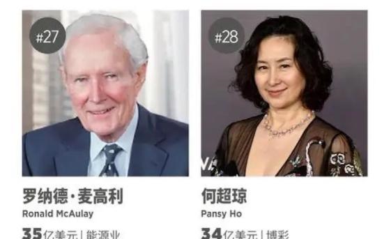 2022年香港富豪榜：李嘉诚蝉联榜首，赌王家族3人上榜插图4
