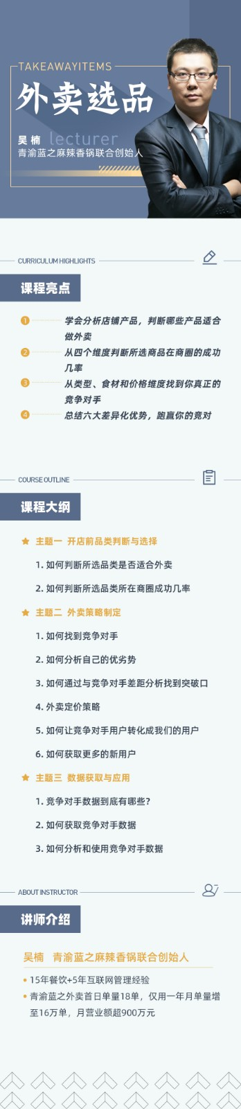 勺子课堂【外卖策略】做外卖怎么选品插图