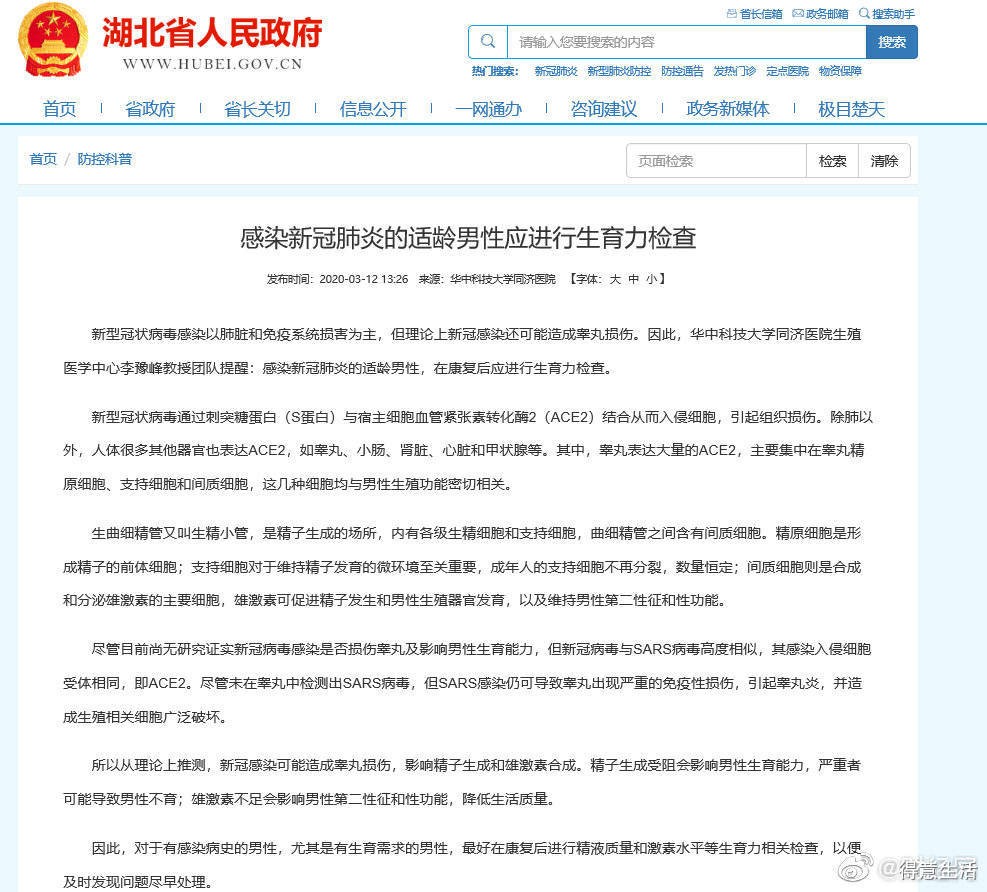 警惕：新冠病毒或造成睾丸损伤，导致男性生育能力下降插图