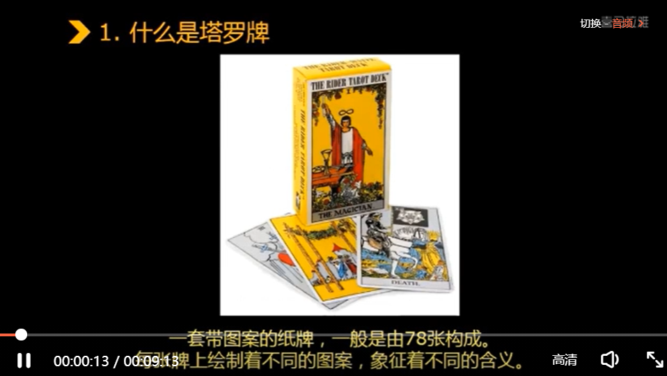 艾米老师塔罗牌初阶+高阶课程视频+课件（共33讲）插图