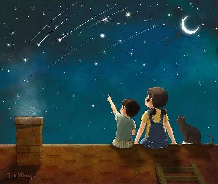 为什么我们看到的星星都象缀在一个圆球面上？