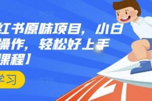 抖音小红书原味项目，小白都可以操作，轻松好上手（视频教程）