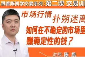 【陈凯】跟着陈凯学交易：股票基础知识 百度云下载