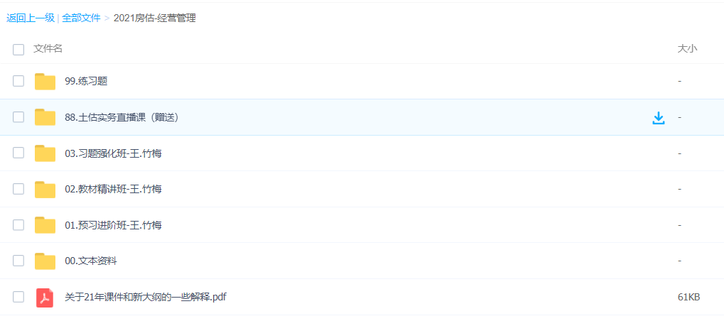 王竹梅2021年房地产估价师《房地产开发经营与管理》精讲串讲模考视频教程 百度云下载插图 王竹梅2021年房地产估价师《房地产开发经营与管理》精讲串讲模考视频教程 百度云下载插图