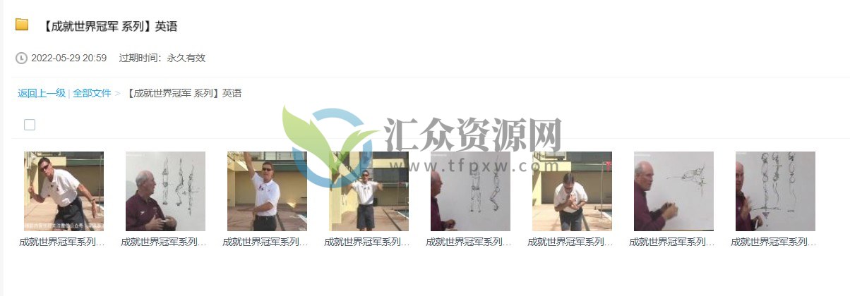 《成就世界冠军》系列游泳教学视频课（英语）插图1