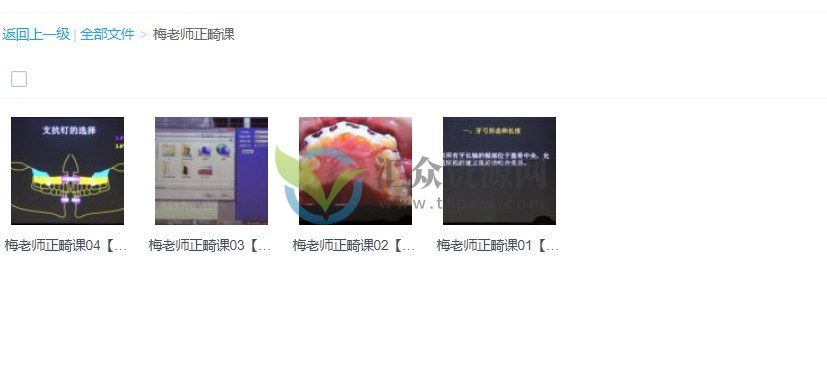 梅志强老师3W系统正畸视频课程插图