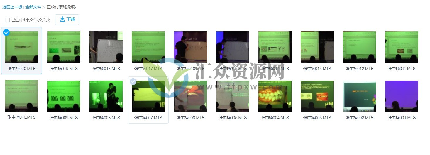 张中楠老师《正畸初级班》视频课程插图1