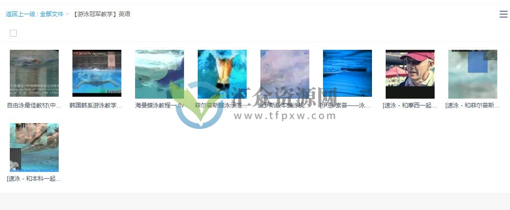 游泳世界名将游泳教学示范视频插图