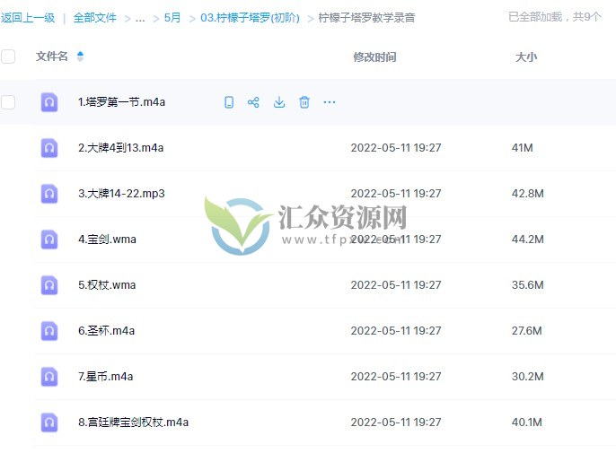柠檬子初阶韦特塔罗教学课程（录音+课件）插图1