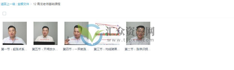2022年无为投资青龙老师基础课程-牛股起涨实战营 百度云下载插图2