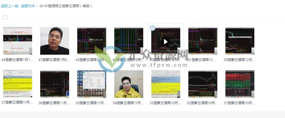 【叶檀财经】叶檀酒局之菠萝云酒局直播课程（季版） 百度云下载插图
