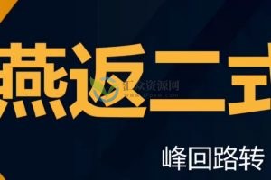 【黛玉财经】燕式战法第二式峰回路转-蟠桃园燕返战法(视频+文档+指标)