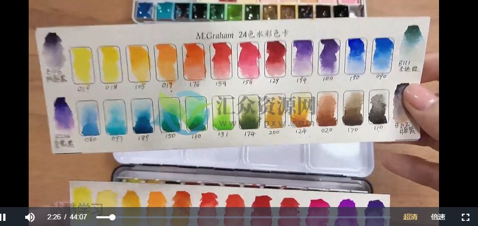 2021年零基础玩转小清新《钢笔淡彩课程》百度云下载插图1