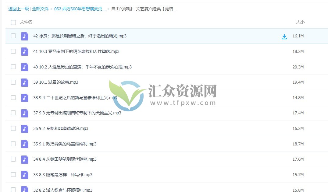 《西方600年思想演变史》音频课插图2