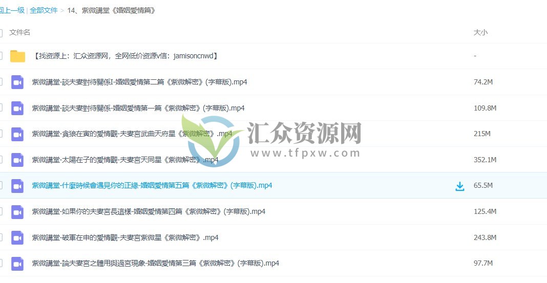无相阁陈明业-紫微講堂《婚姻愛情篇》视频课程插图