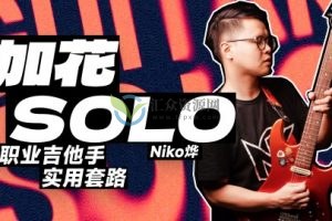 【哎呀音乐】Niko小烨 职业吉他实用套路手册：加花solo篇