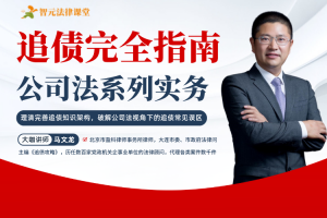 马文龙：追债完全指南-公司法系列实务