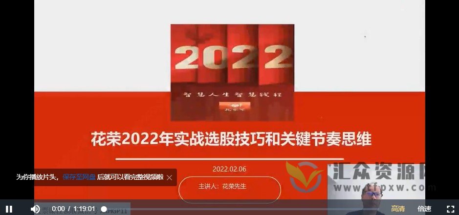 【花荣】2022实战选股技巧和关键节奏思维插图1