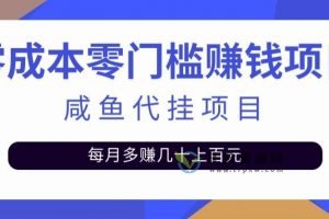 咸鱼代挂项目揭秘：零成本零门槛日赚500+