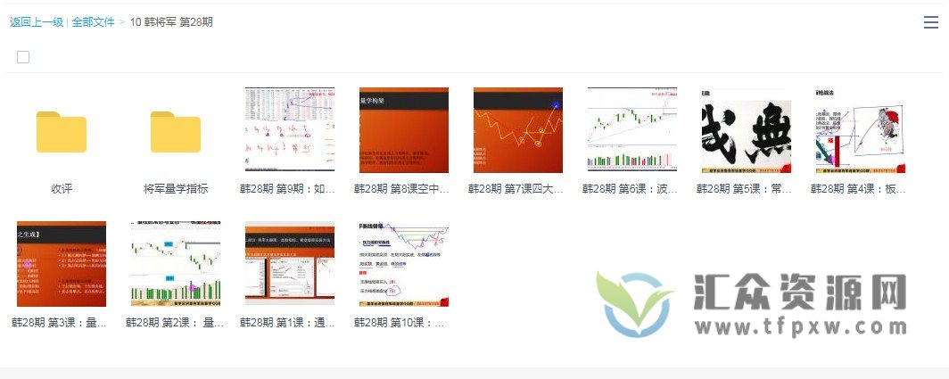 2021年量学云讲堂韩将军《打造量学黄金架构思维》第28期课程（正课+收评+指标） 百度网盘下载
