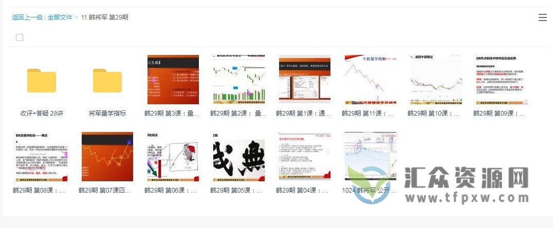 2021年量学云讲堂韩将军《打造量学黄金架构思维》第29期课程（正课+指标+收评+答疑）插图