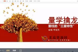 量学云讲堂李亚民《伏击龙头》第34期视频课程 百度网盘下载