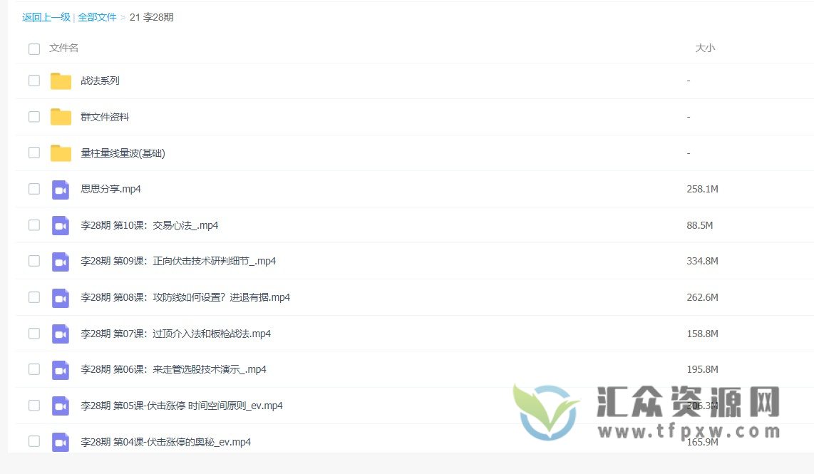 量学云讲堂李亚民《伏击龙头》第28期视频课程 百度网盘下载插图
