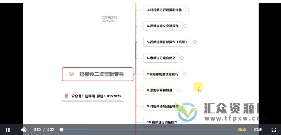 陆明明《短视频二次剪辑特训5.0》13节视频课程，0基础掌握二次剪辑和混剪技术插图