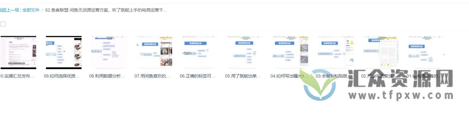 鱼客联盟·闲鱼无货源运营方案干货（选品+文案+运营全流程实操教学）插图1