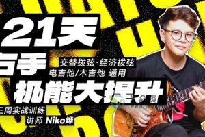 【哎呀音乐】Niko小烨-21天右手机能大提升+21天左手机能大提升